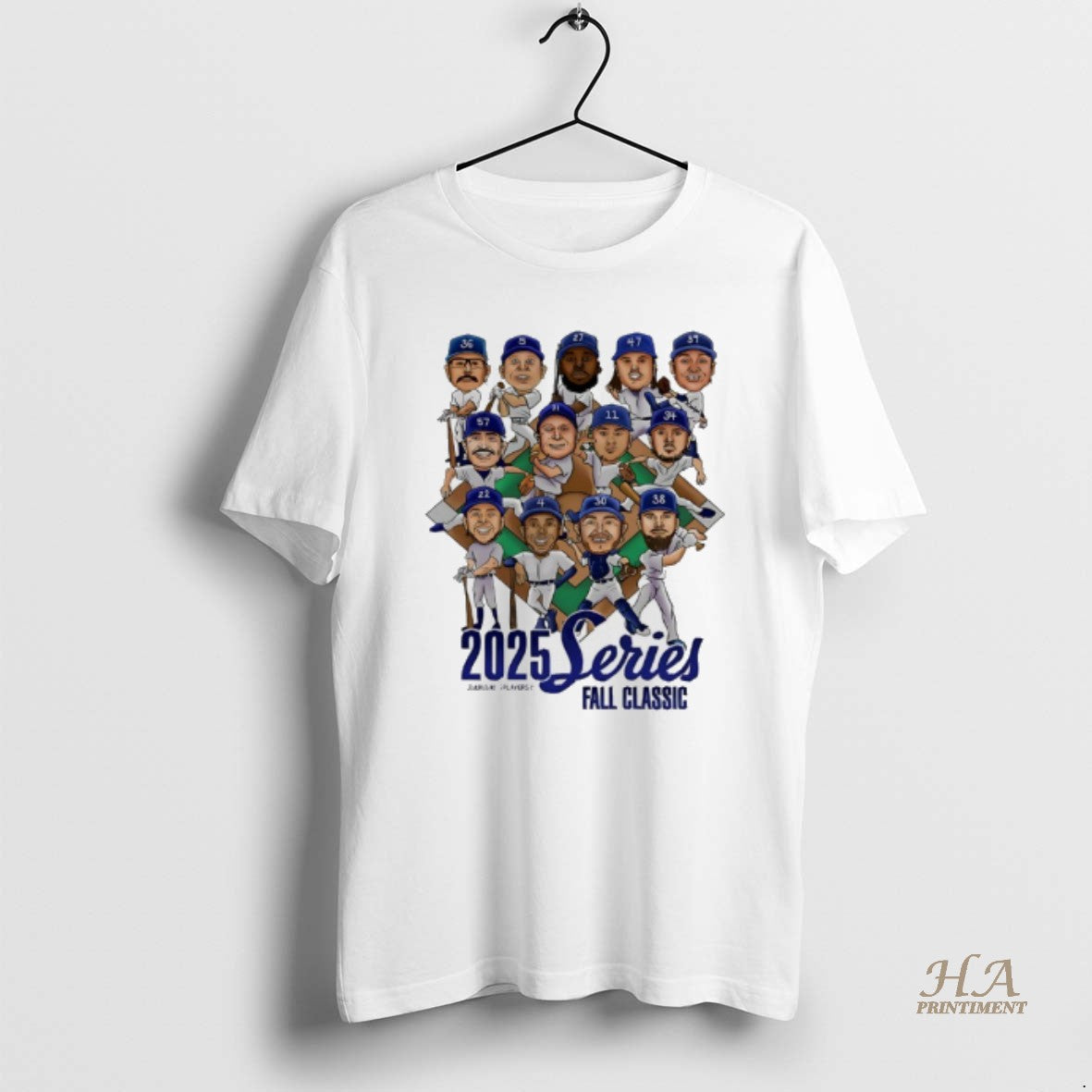 Official Toronto Blue Jays 2025 World Series Fall Classic Caricature