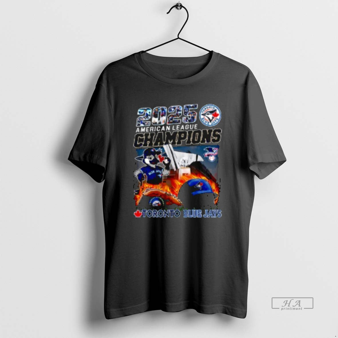 Official Toronto Blue Jays American League Champion Logo 2025