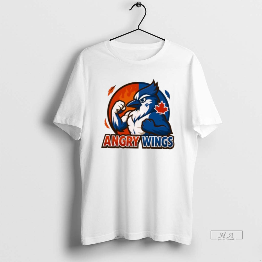 Official Toronto Blue Jays Angry Wings Mascot Maple Leaf Logo