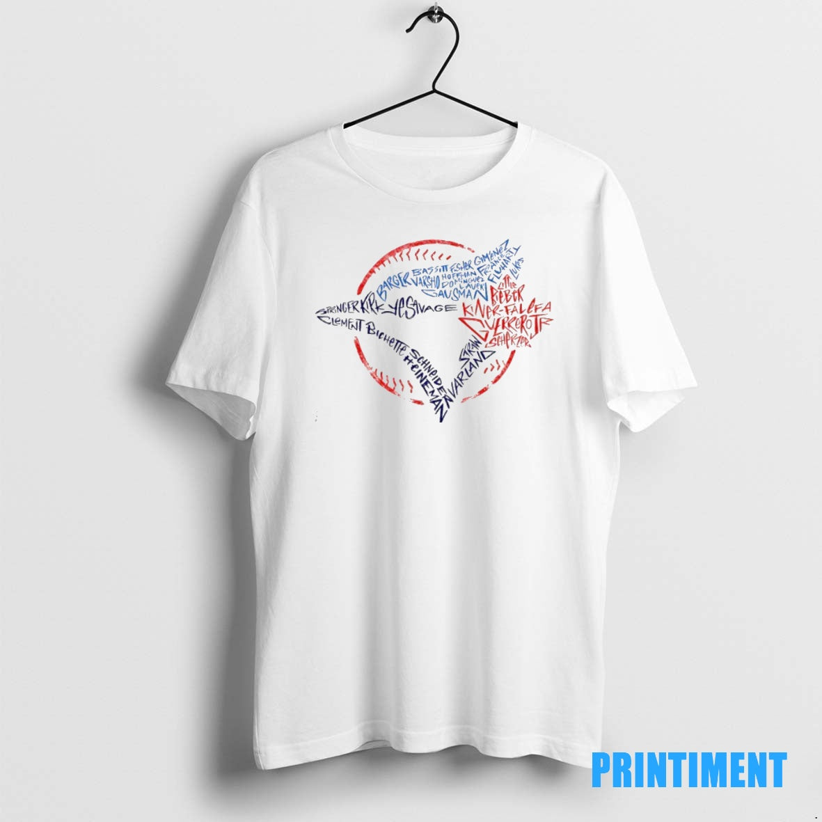 Official Toronto Blue Jays Baseball Players Name Logo Tee Sweater
