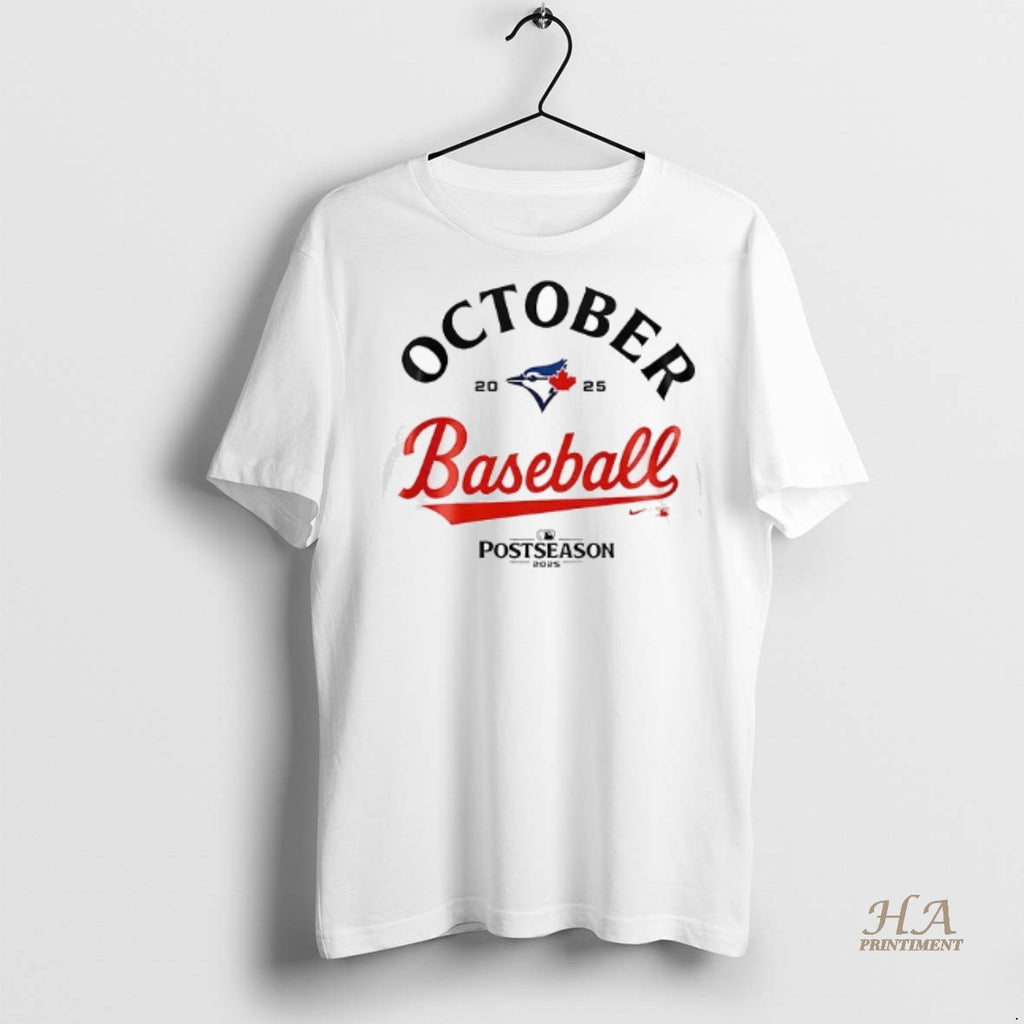 Official Toronto Blue Jays Mlb Postseason Logo Locker Room Shirt