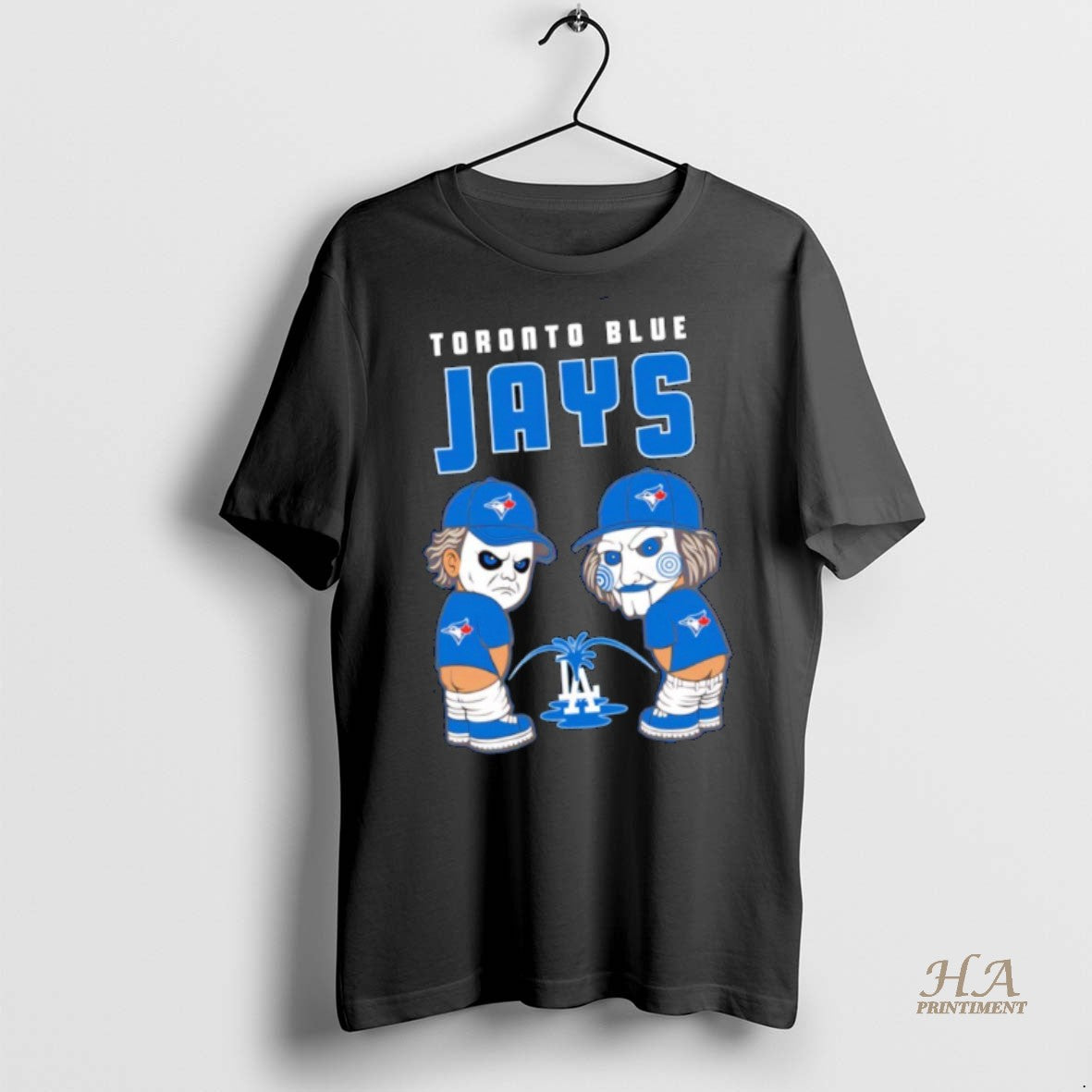 Official Toronto Blue Jays Peeing Los Angeles Dodgers Shirt