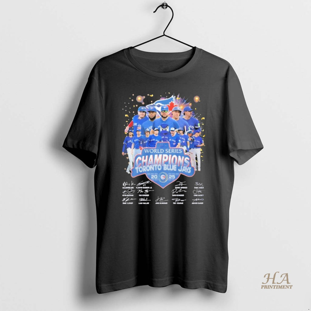 Official Toronto Blue Jays Team World Series 2025 Champions Signature
