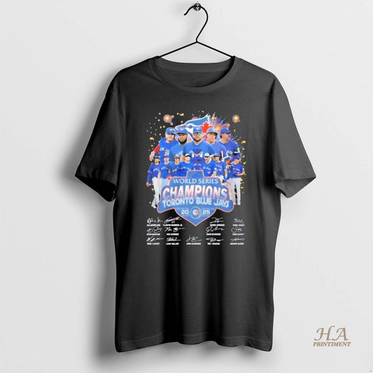 Official Toronto Blue Jays Team World Series 2025 Champions Signature