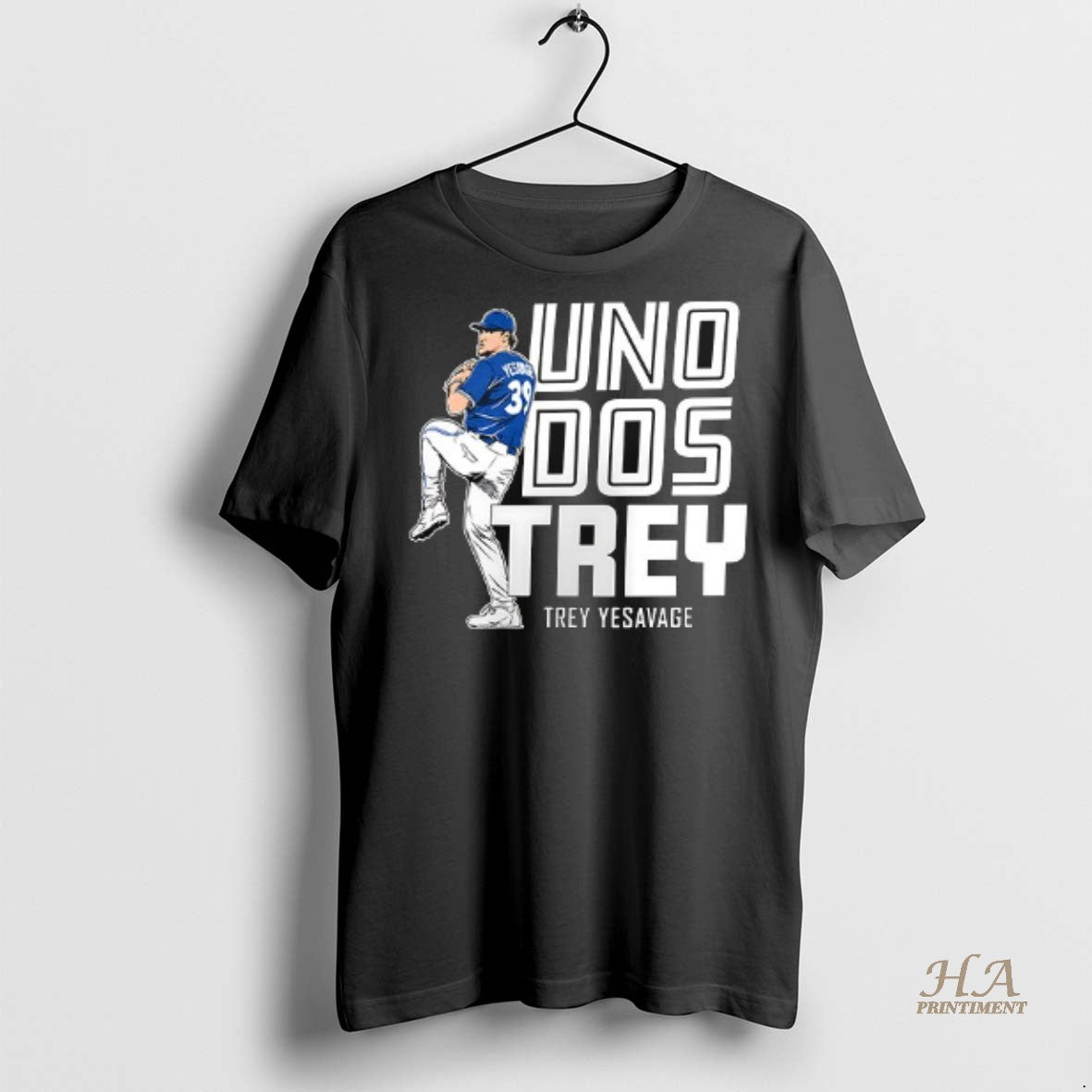 Official Toronto Blue Jays Trey Yesavage Uno Dos Trey Pose Signature Shirt