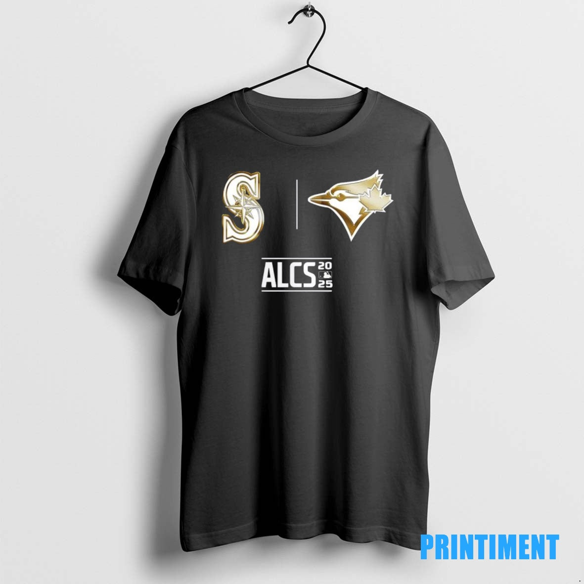 Official Toronto Blue Jays Vs Seattle Mariners 2025 Alcs Game Logo Tee Sweater