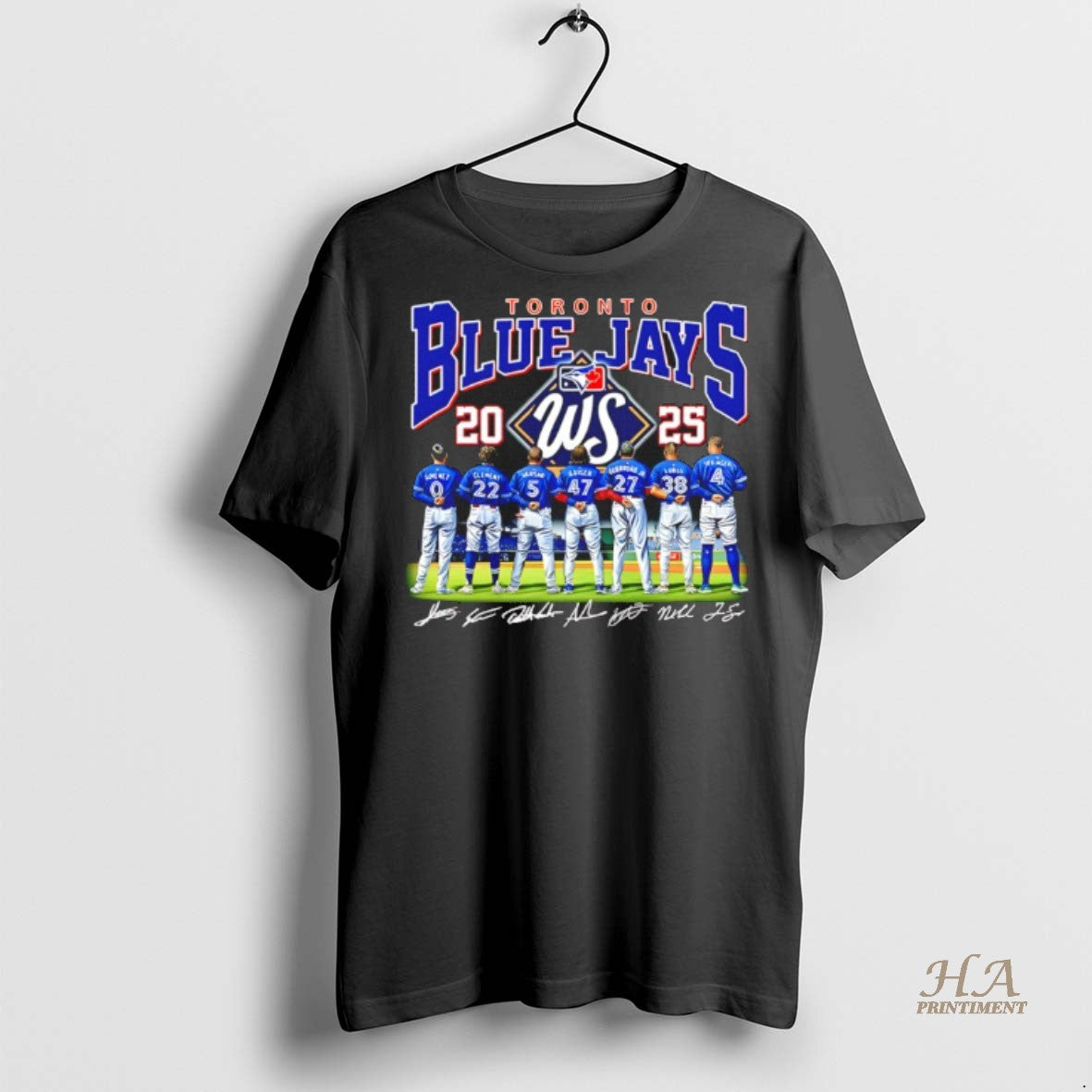Official Toronto Blue Jays Ws 2025 American League Champions Signatures Shirt