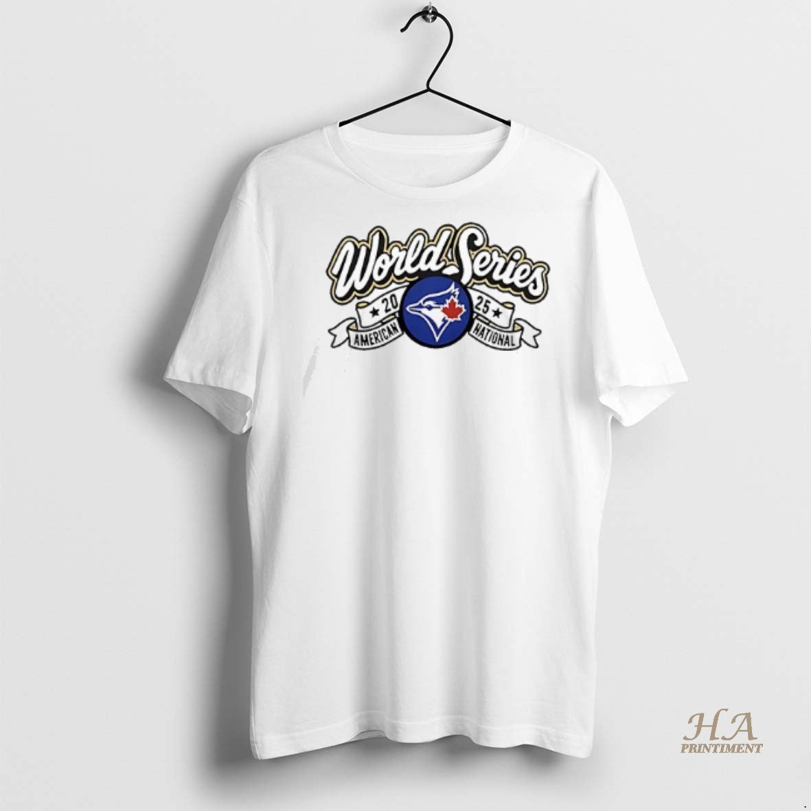 Official Toronto Blue Jays World Series American National 2025 Want It All Golden Shirt