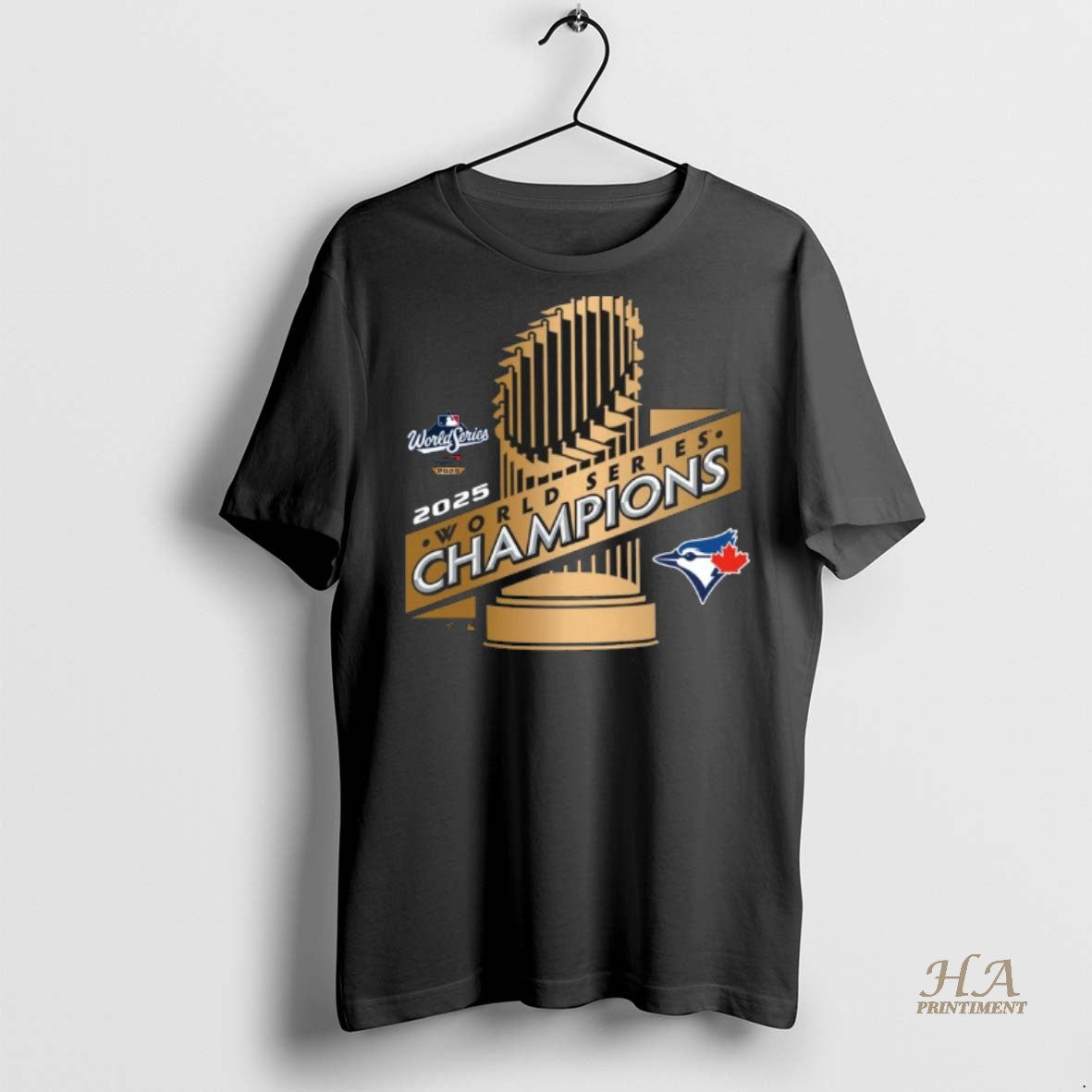 Official Toronto Blue Jays World Series Champions 2025 Gold Trophy Shirt