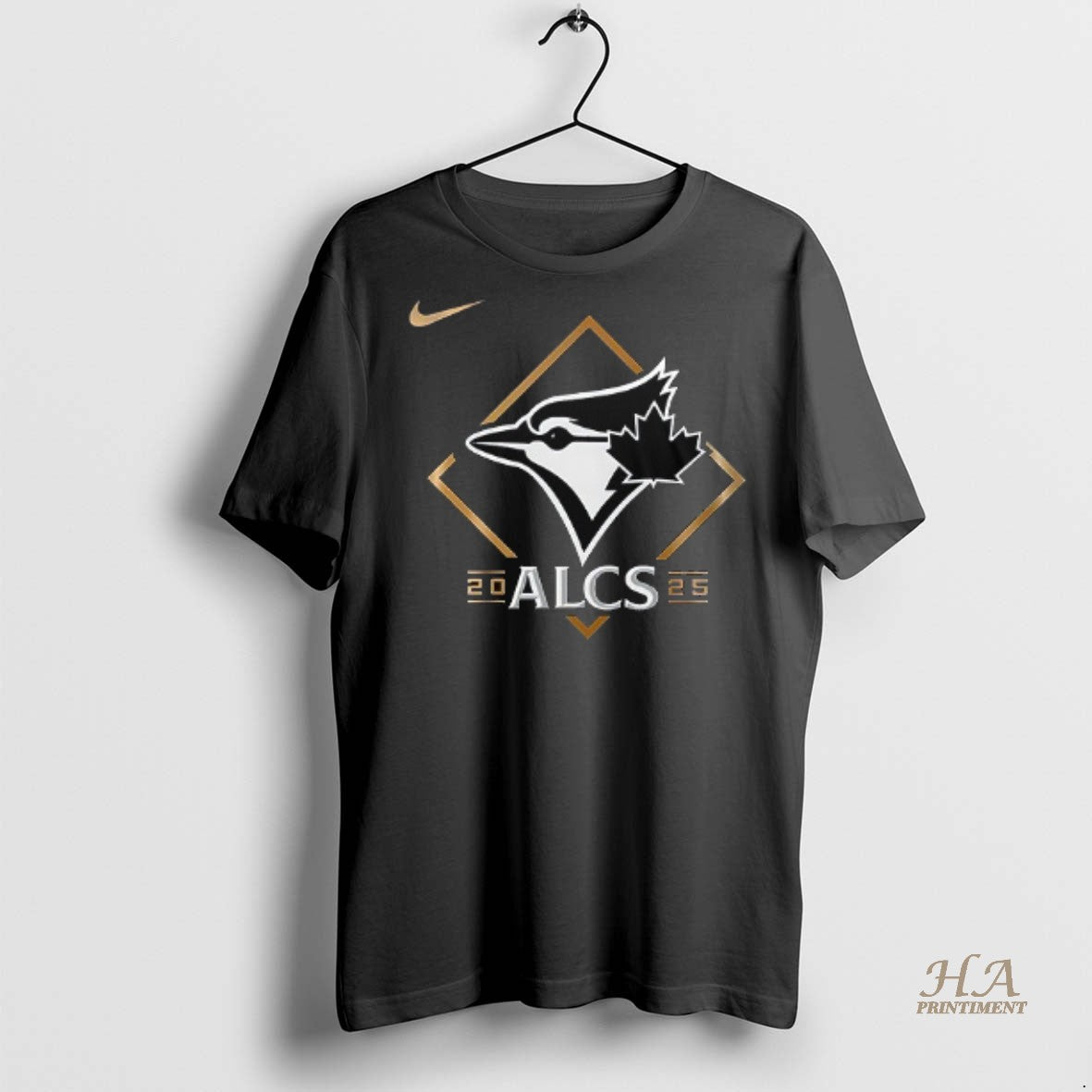Official Toronto Blue Jays Want It All American League Champions Locker Room Golden Logo