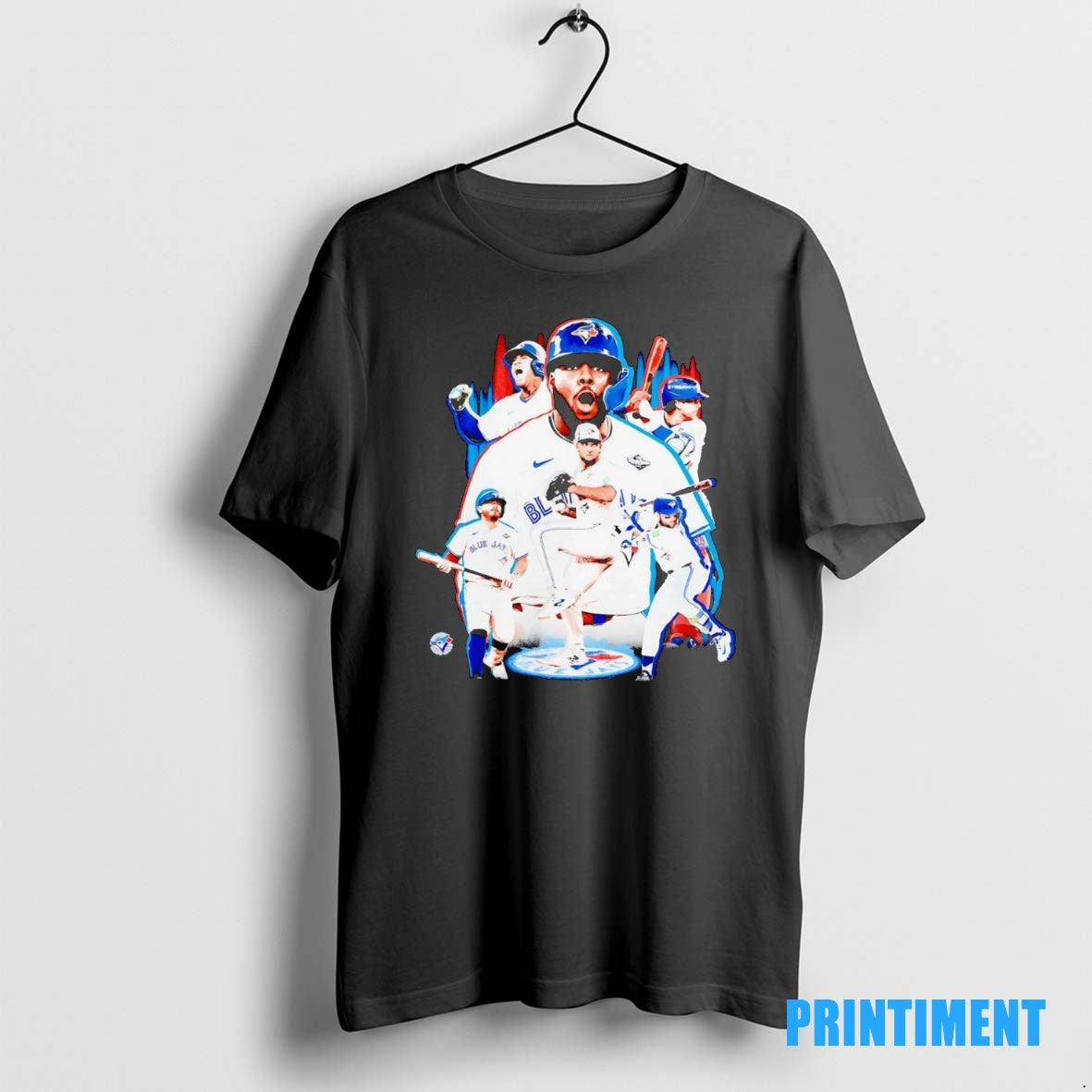 Official Toronto Blue Jays Want It All Team Players 2 Sided Tee Sweater