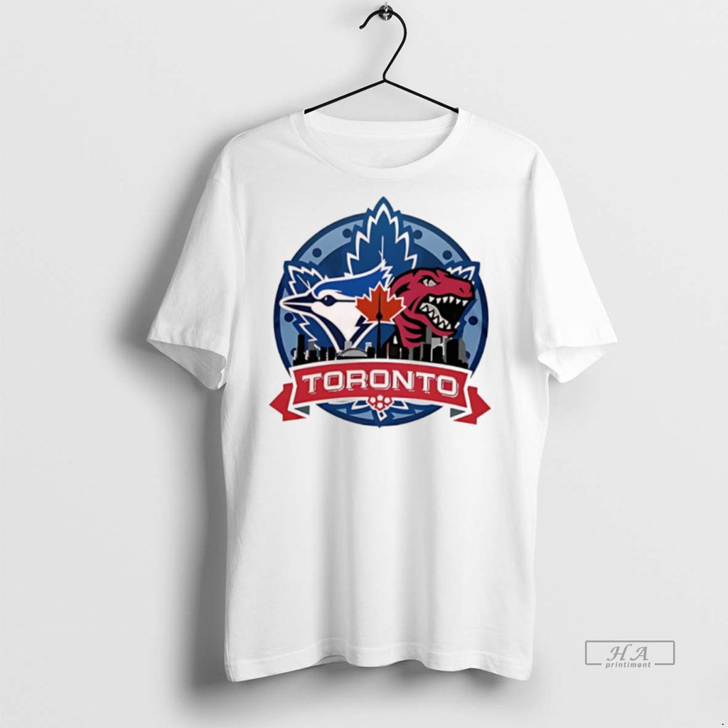 Official Toronto Blue Jays X Toronto Raptors X Toronto Maple Leafs Logo Shirt