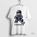 Official Toronto Maple Leafs Hockey 8 Bit Retro Baller Shirt