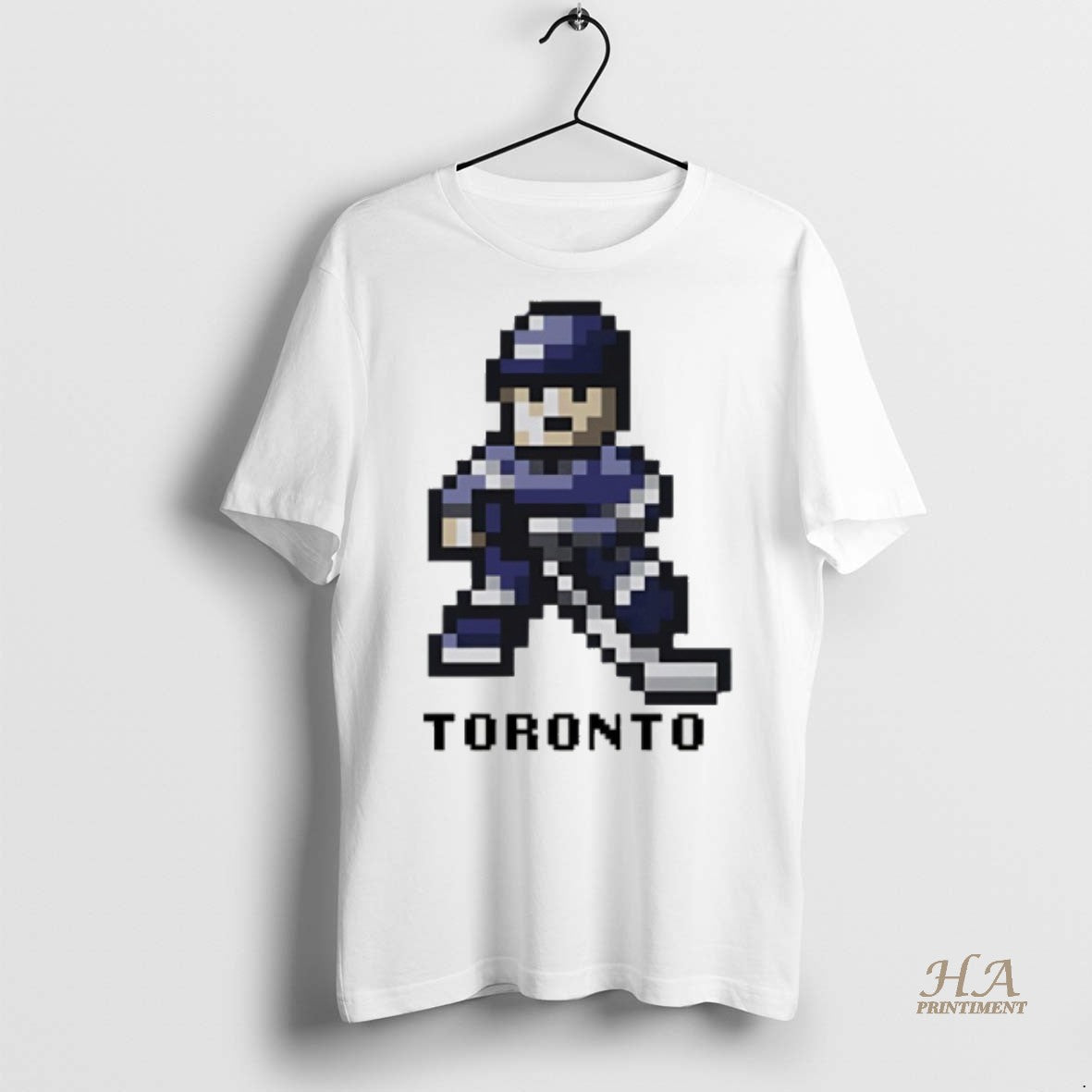 Official Toronto Maple Leafs Hockey 8 Bit Retro Baller Shirt
