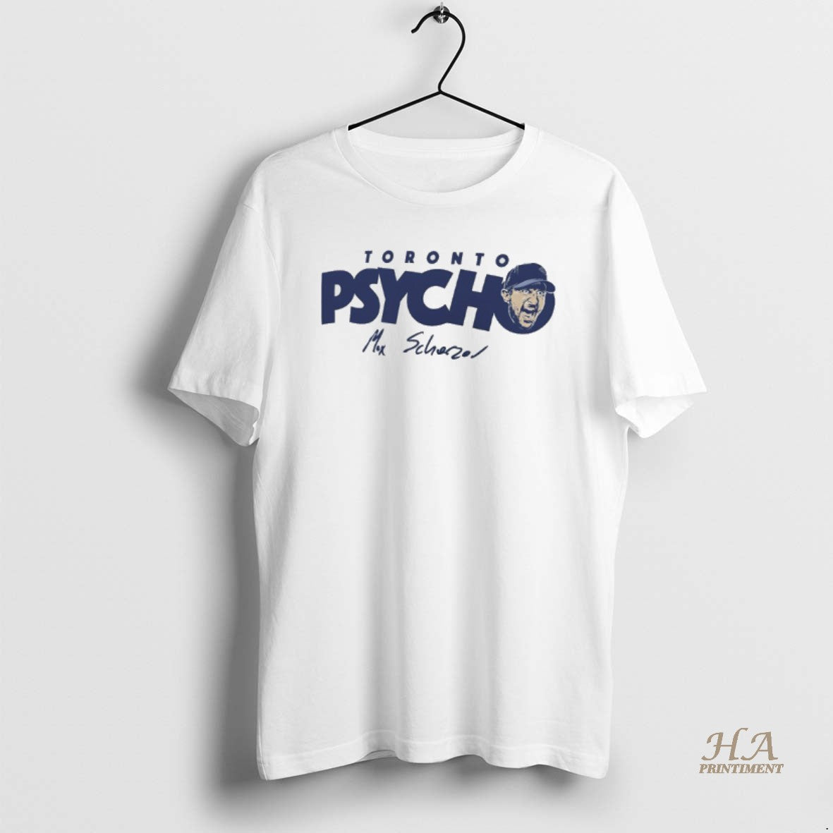 Official Toronto Psycho Max Scherzer Toronto Blue Jays World Series Signature