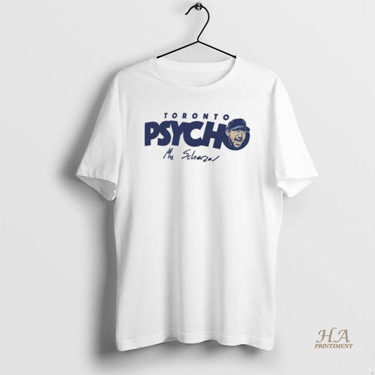 Official Toronto Psycho Max Scherzer Toronto Blue Jays World Series Signature