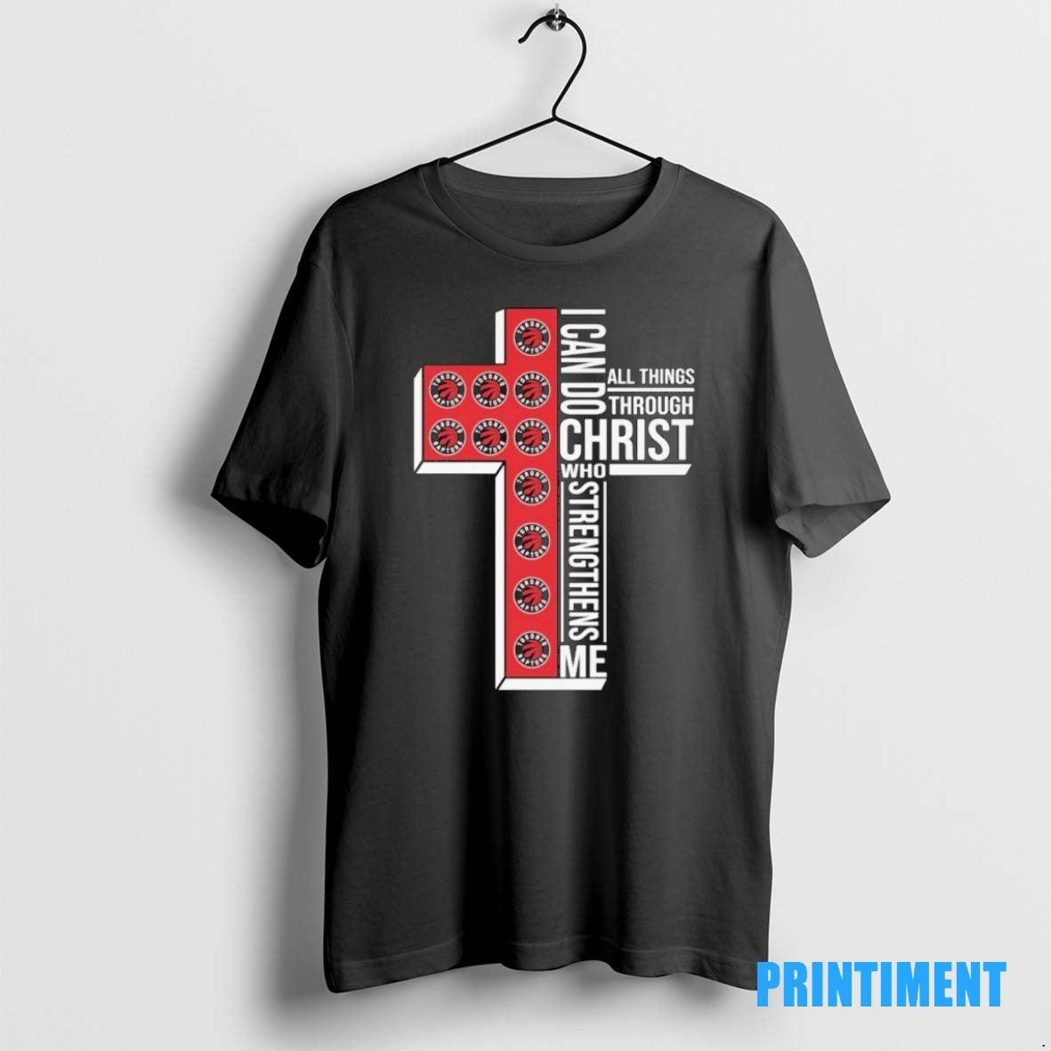 Official Toronto Raptors I Can Do All Things Through Christ Who Strengthen Me Tee Sweater