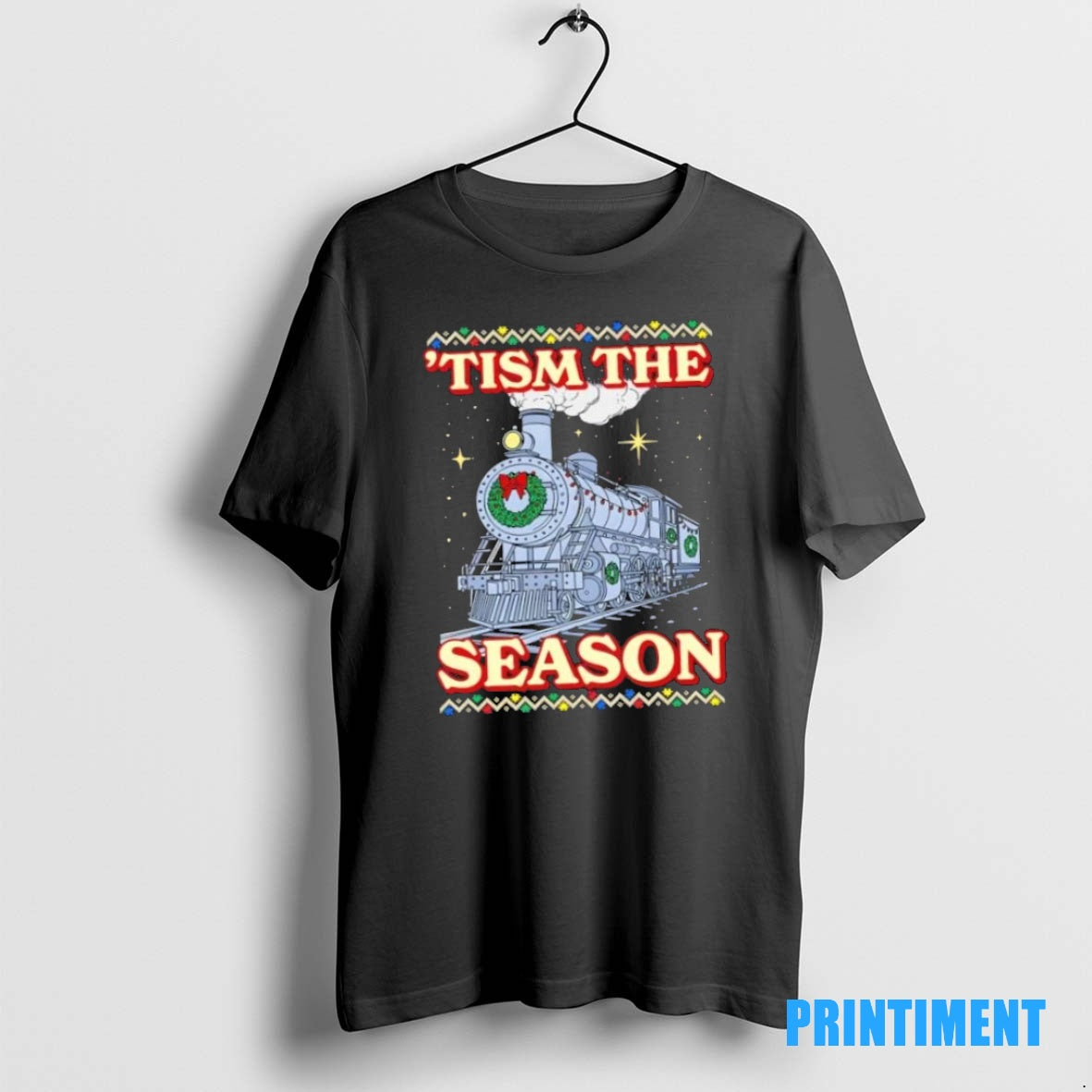 Official Train Tism The Season Merry Christmas Tee Sweater