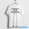 Official Trans Flag I Respect Your Pronouns Tee Sweater
