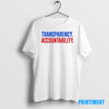 Official Transparency Accountability Tee Sweater