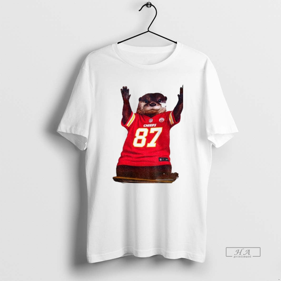 Official Travis Kelce 87 Kansas City Chiefs Sea Otter