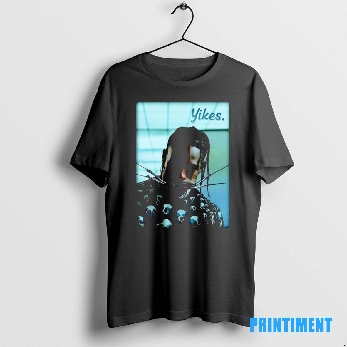 Official Travis Scott Yikes Portrait Tee Sweater