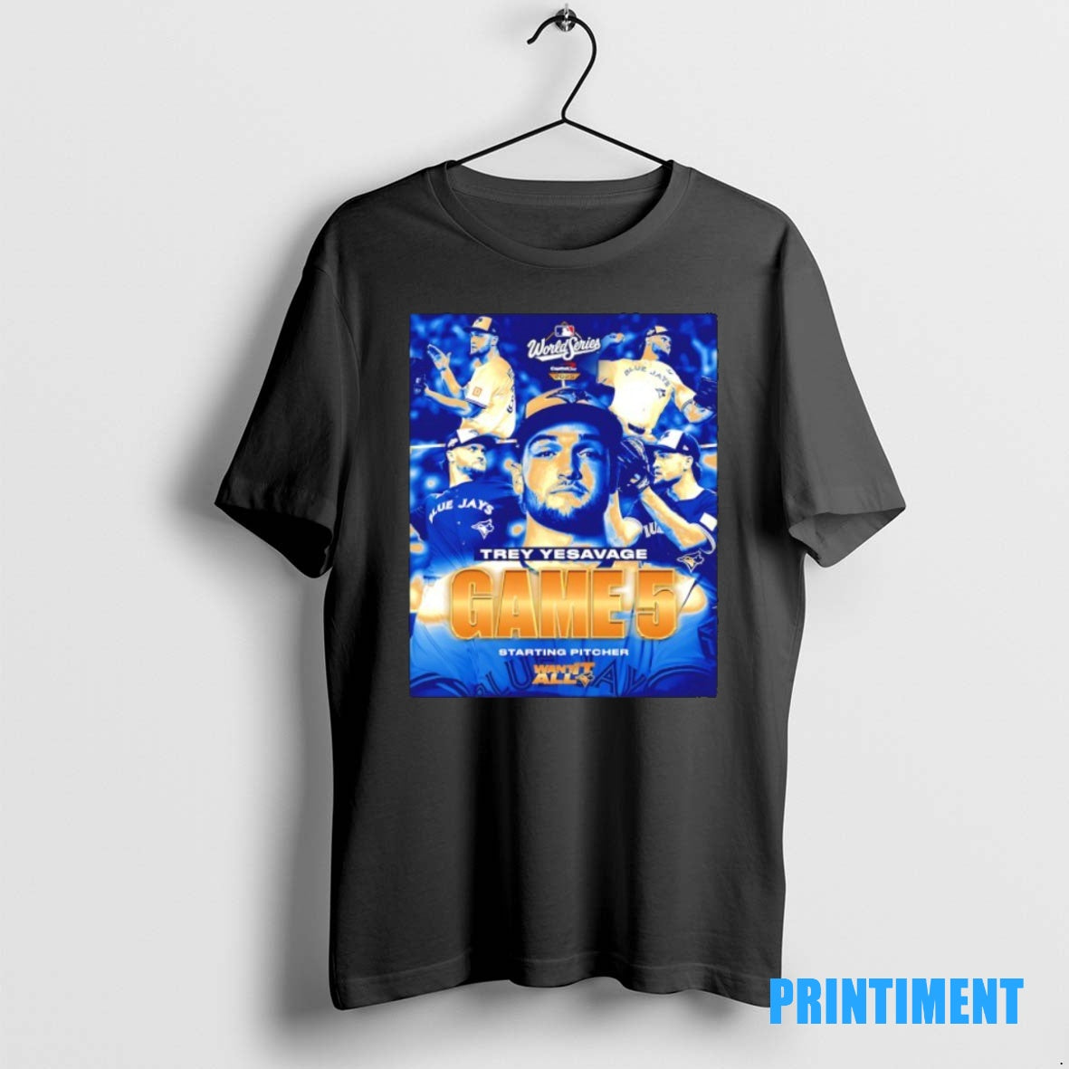 Official Trey Yesavage Toronto Blue Jays 2025 World Series Game 5 Tee Sweater