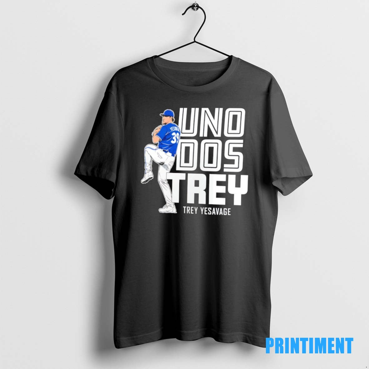 Official Trey Yesavage Toronto Blue Jays Uno Dos Trey Tee Sweater