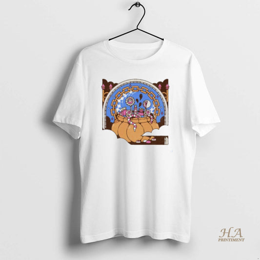 Official Trick Or Treat Halloween Pumpkin Cartoon Vintage Mens White Tee