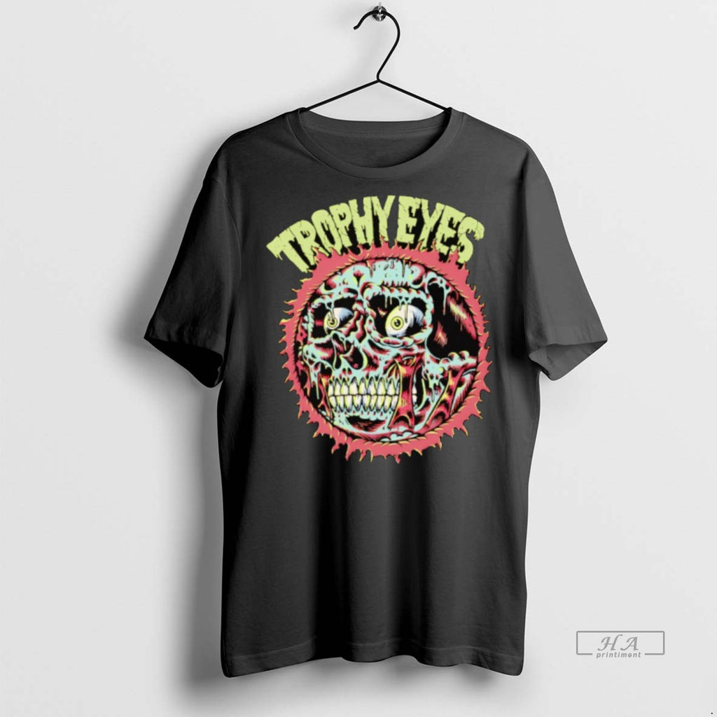 Official Trophy Eyes Australian Rock Band Skull Shirt