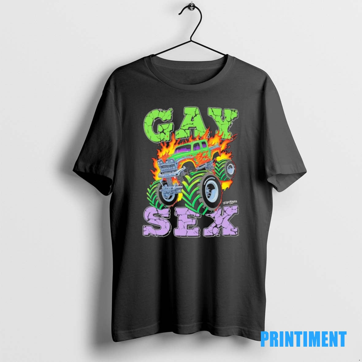Official Truck Monster Gay Sex Fire Tee Sweater