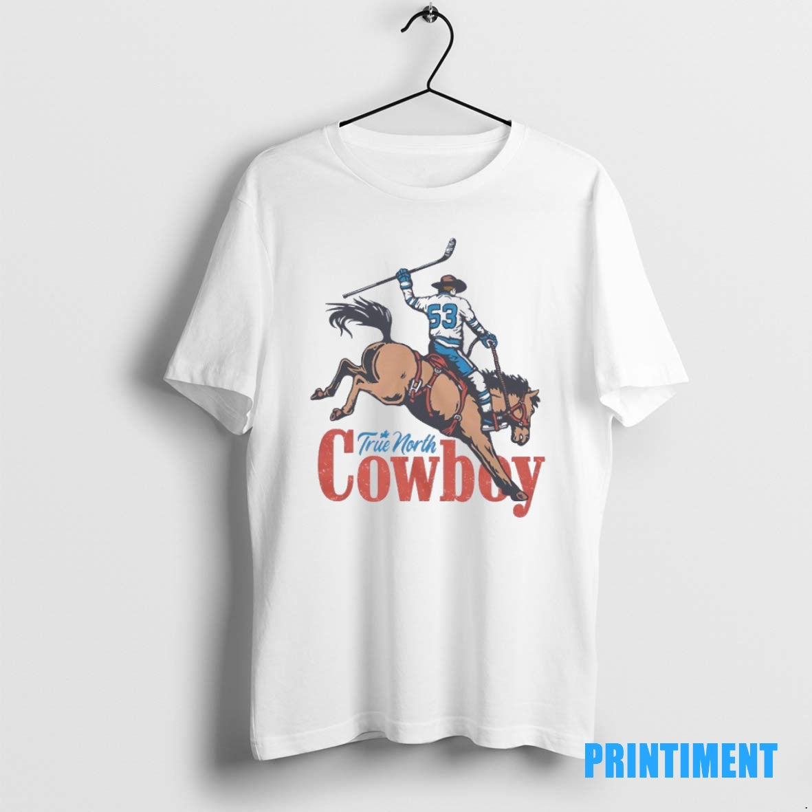 Official True North Cowboy Hockey Tee Sweater