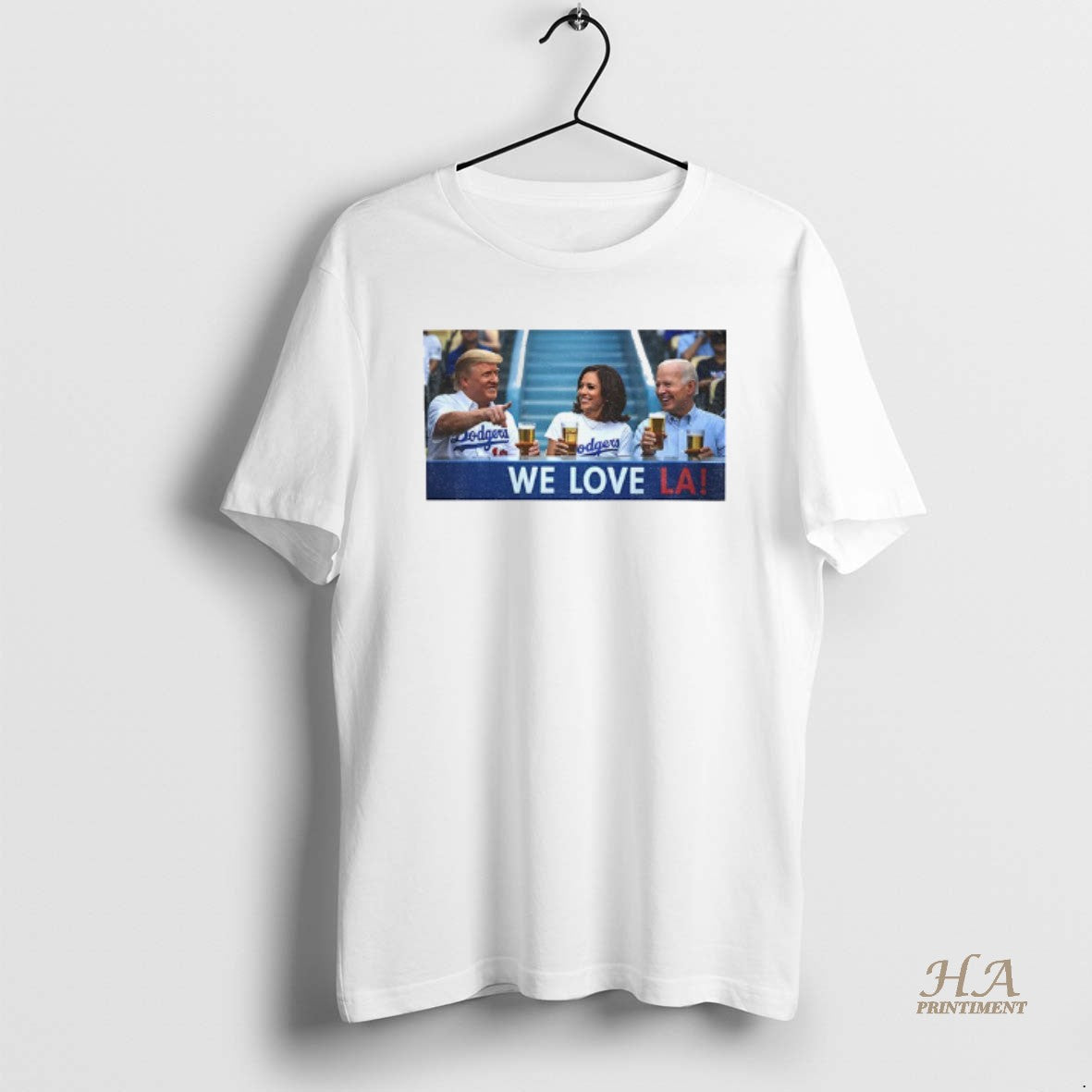 Official Trump Biden Kamala At Dodger Stadium We Love La Dodgers