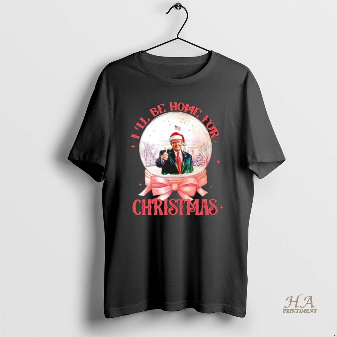Official Trump Ill Be Home For Christmas White House Black