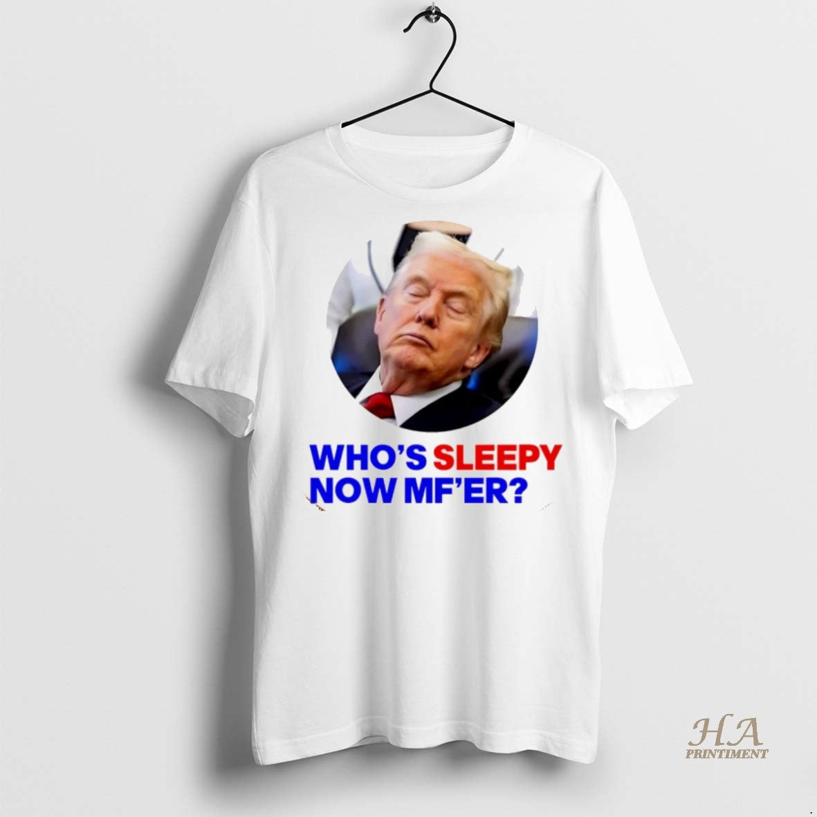 Official Trump Whos Sleepy Now Mfer Christmas Shirt
