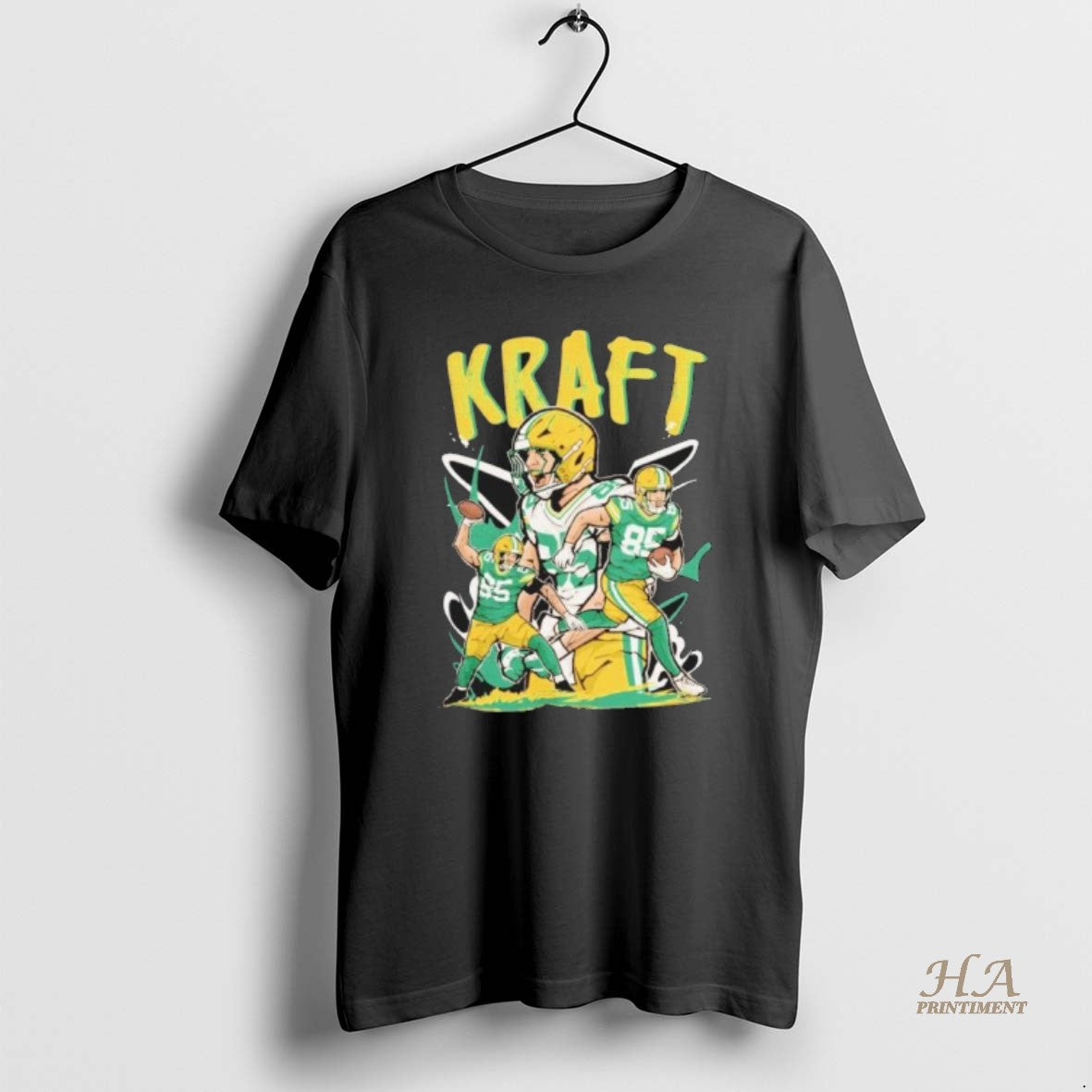 Official Tucker Kraft Cartoon Style New York Football