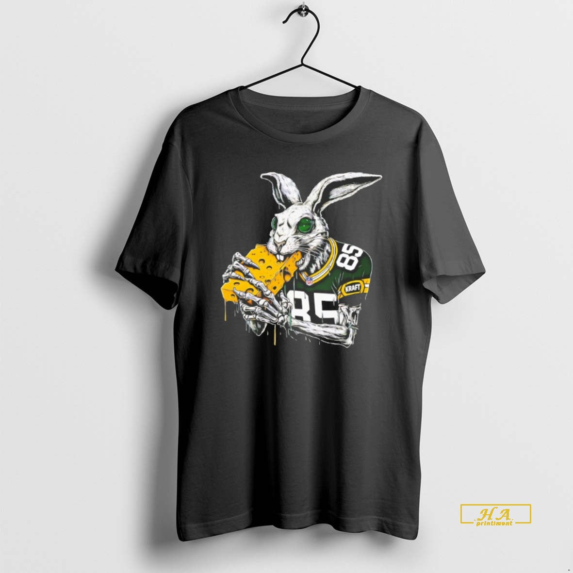 Official Tucker Kraft Green Bay Packers Rabbit