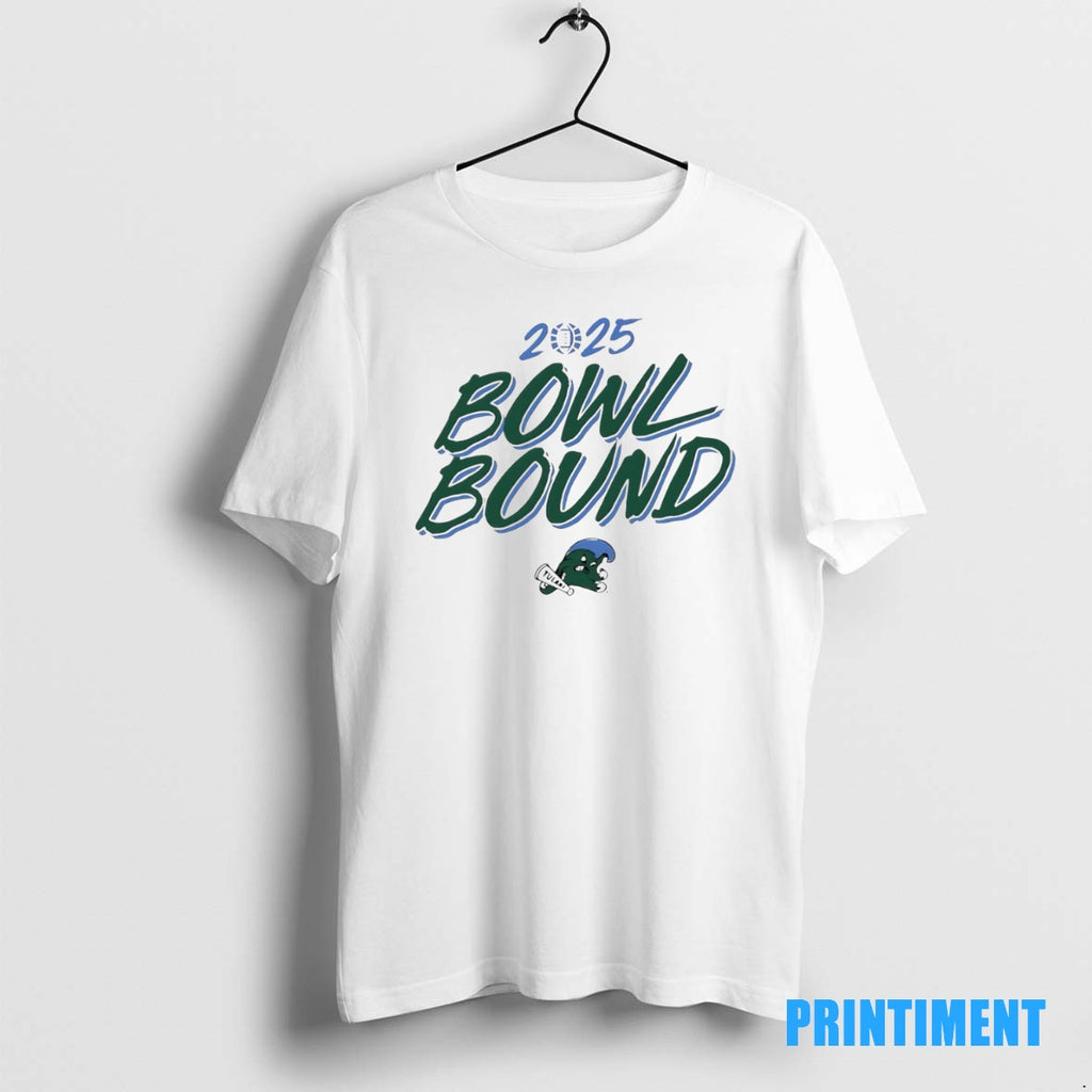 Official Tulane Green Wave Football 2025 Bowl Bound Tee Sweater