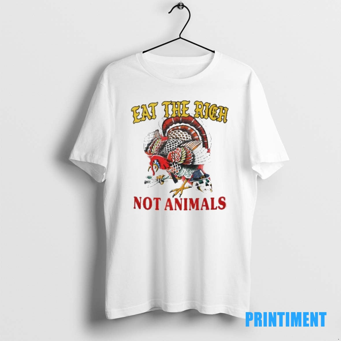 Official Turkey Eat The Rich Not Animal Tee Sweater
