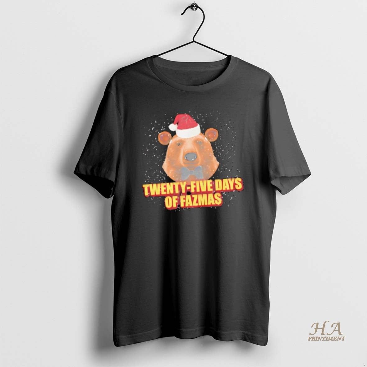 Official Twenty Five Days Of Fazmas Bear Santa Hat Graphic