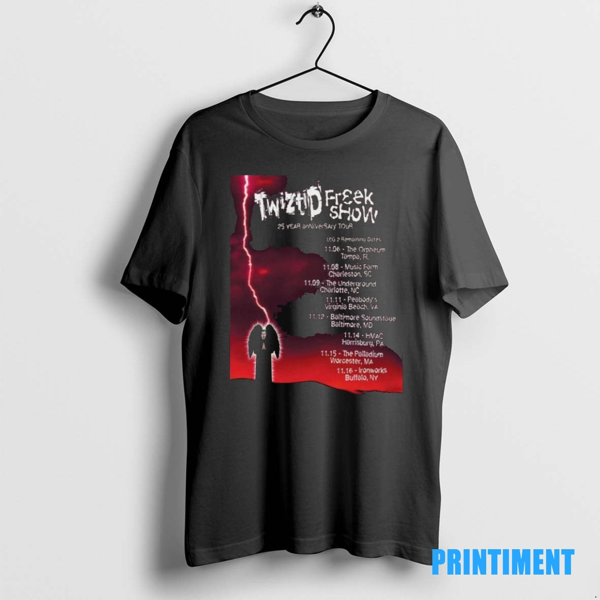 Official Twiztid Freek Show 25 Year Anniversary Fall Tour 2025 Tee Sweater