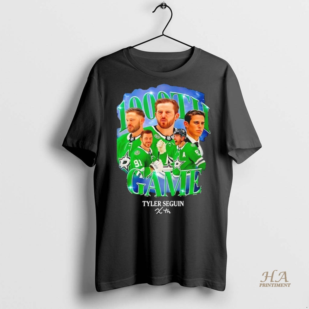 Official Tyler Seguin Dallas Stars 1000th Game Graphic Shirt