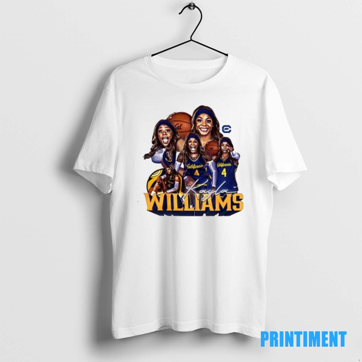 Official Uc Berkeley Kayla Williams Ncaa Womens Basketball Graphic Tee Sweater