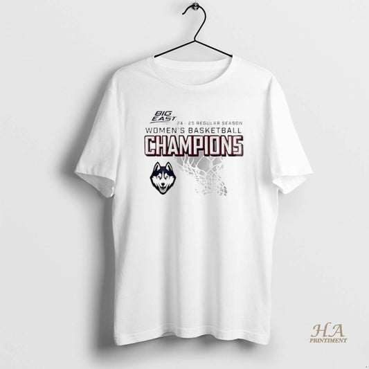 Official Uconn Huskies X Big East Wbb Season 24 25 Tournament Champions 2025