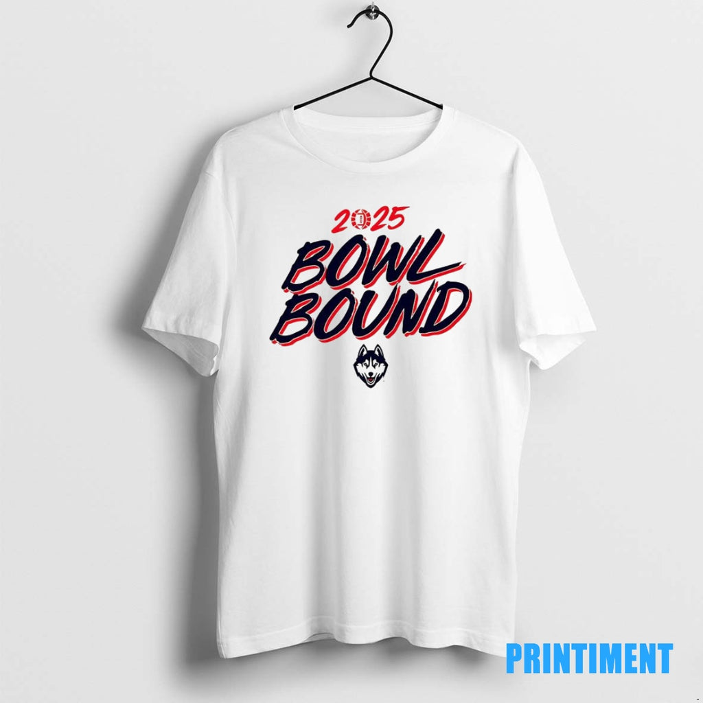 Official Uconn Huskies Football 2025 Bowl Bound Tee Sweater