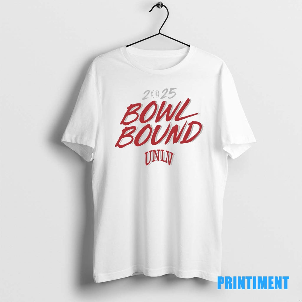 Official Unlv Rebels Football 2025 Bowl Bound Tee Sweater