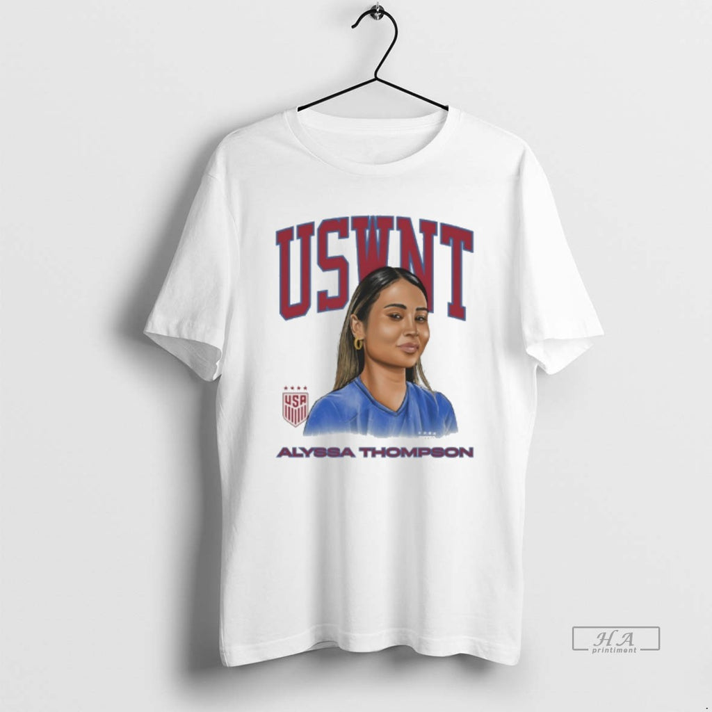 Official Uswnt Alyssa Thompson Player Portrait Art