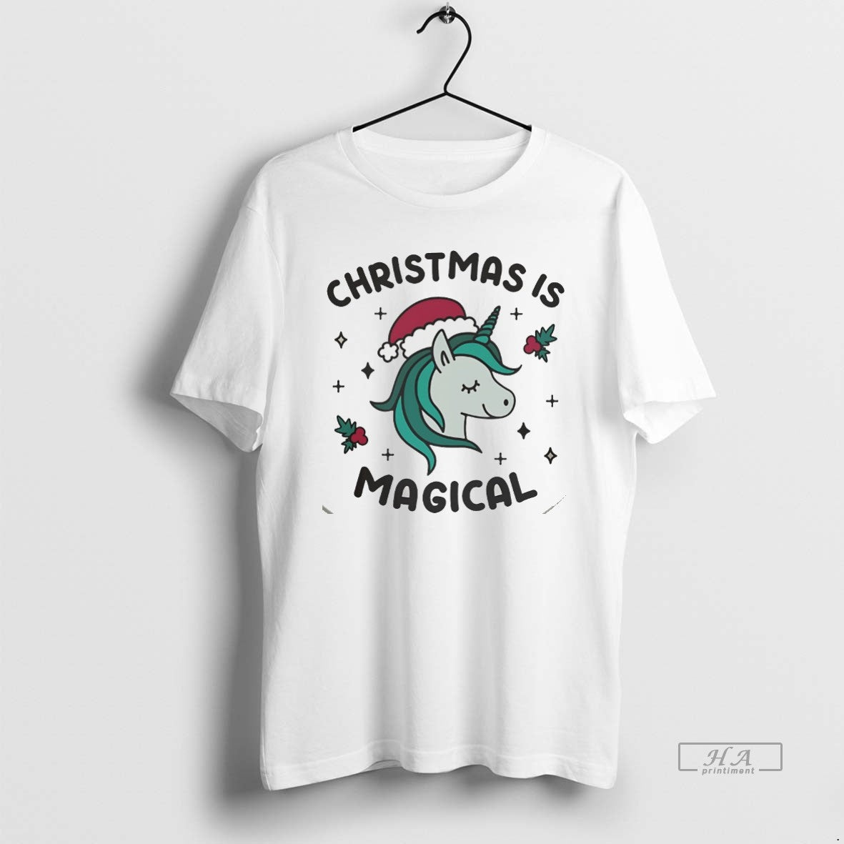 Official Unicorns Christmas Is Magical White