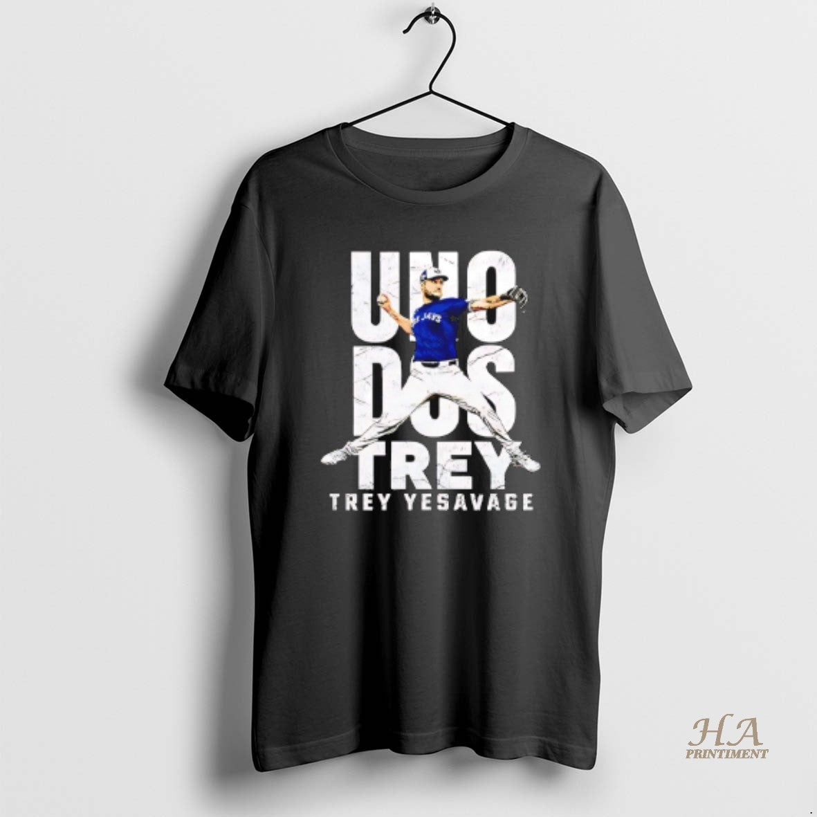 Official Uno Dos Trey Trey Yesavage Graphic