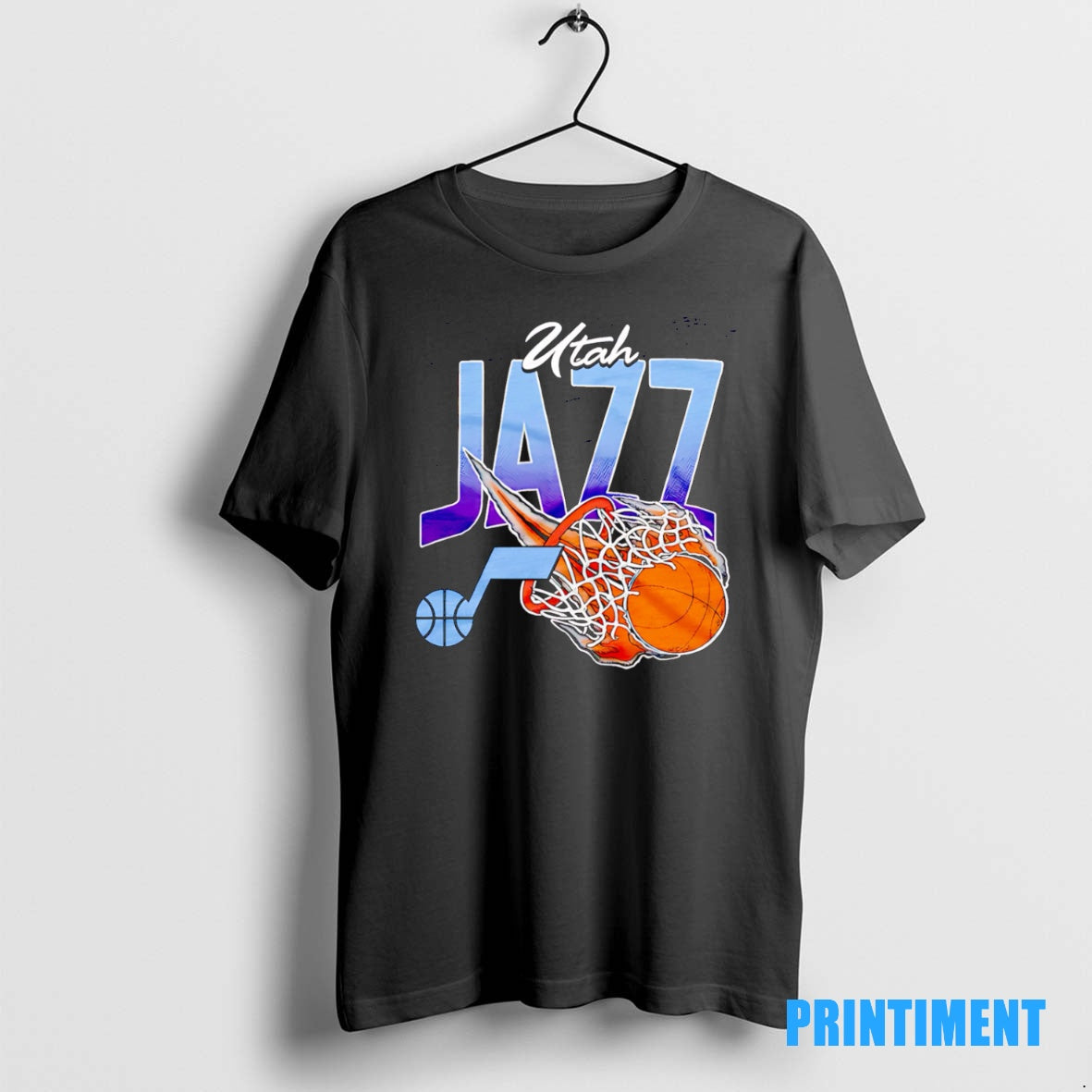 Official Utah Jazz On Fire Basketball Tee Sweater